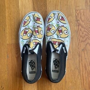 VANS customs smiley face stars mens 8 womens 9.5